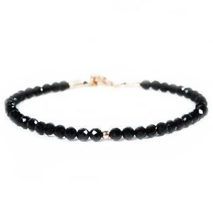 Minimalist Black Onyx Bracelet